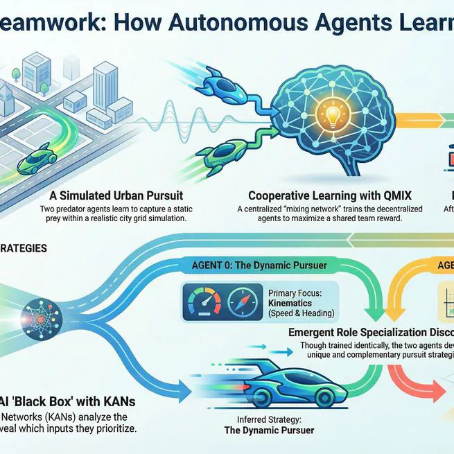 Analyzing Decentralized Agent Strategies: KAN Interpretation of Multi-Agent Pursuit